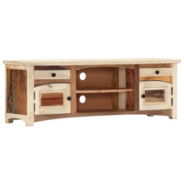 TV-Schrank 120x30x40 cm Altholz Massiv