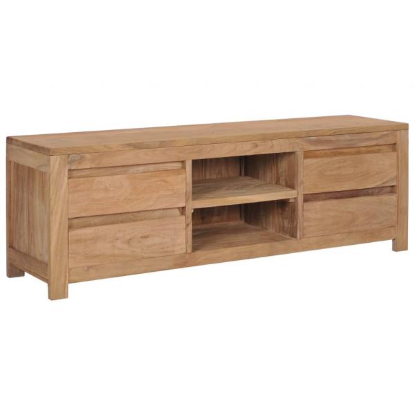 ARDEBO.de - TV-Schrank 115x30x40 cm Massivholz Teak