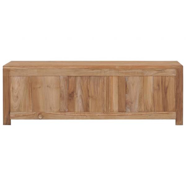 TV-Schrank 115x30x40 cm Massivholz Teak