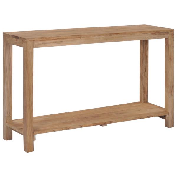 ARDEBO.de - Konsolentisch 120x35x75 cm Teak Massivholz