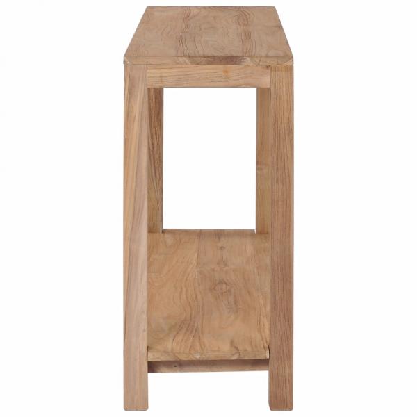 Konsolentisch 120x35x75 cm Teak Massivholz