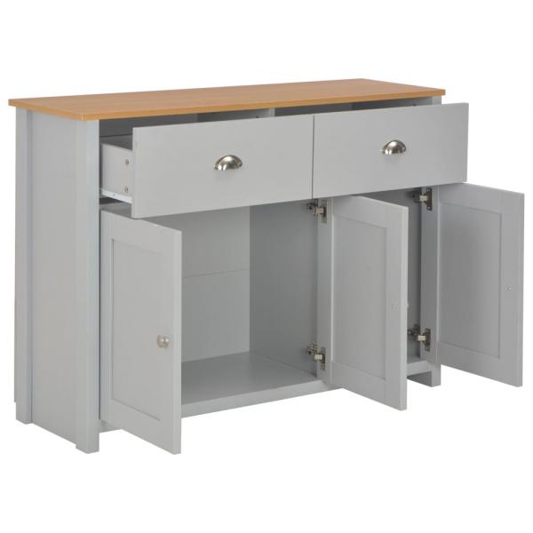 Sideboard Grau 112x35x81 cm