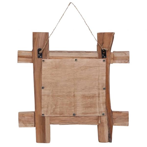 Holzspiegel Natur 50x50 cm Altholz Massiv