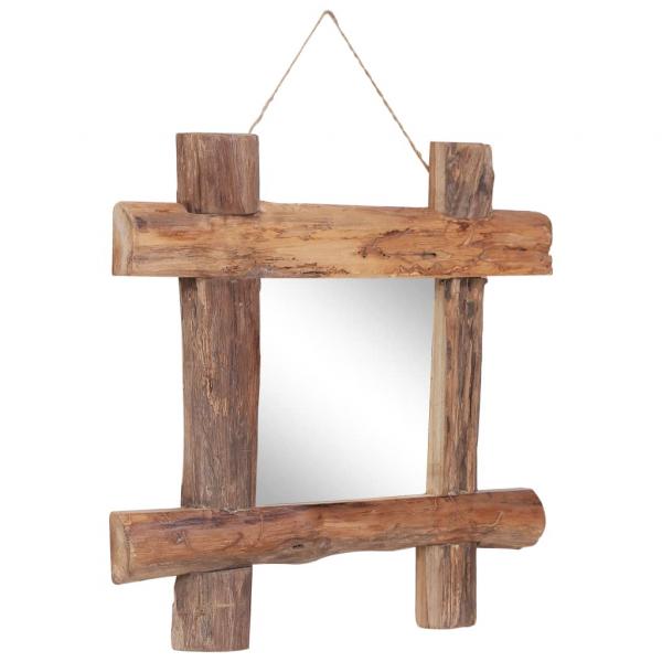 Holzspiegel Natur 50x50 cm Altholz Massiv