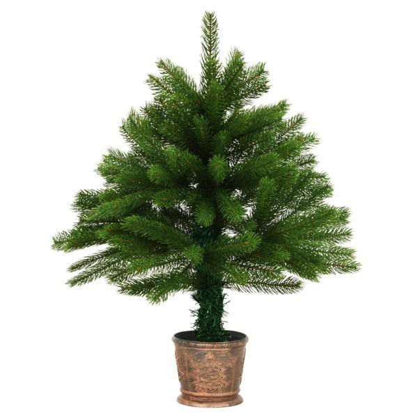 Künstlicher Weihnachtsbaum Naturgetreue Nadeln 65 cm Grün