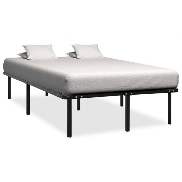 ARDEBO.de - Bett Schwarz Metall 120x200 cm