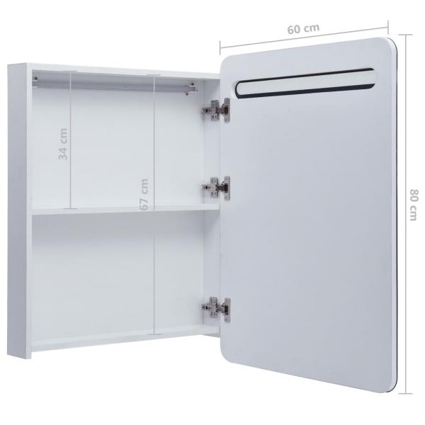 LED-Spiegelschrank 60x11x80 cm