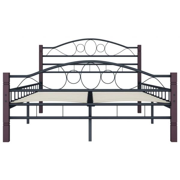 Bettgestell Schwarz Metall 120x200 cm