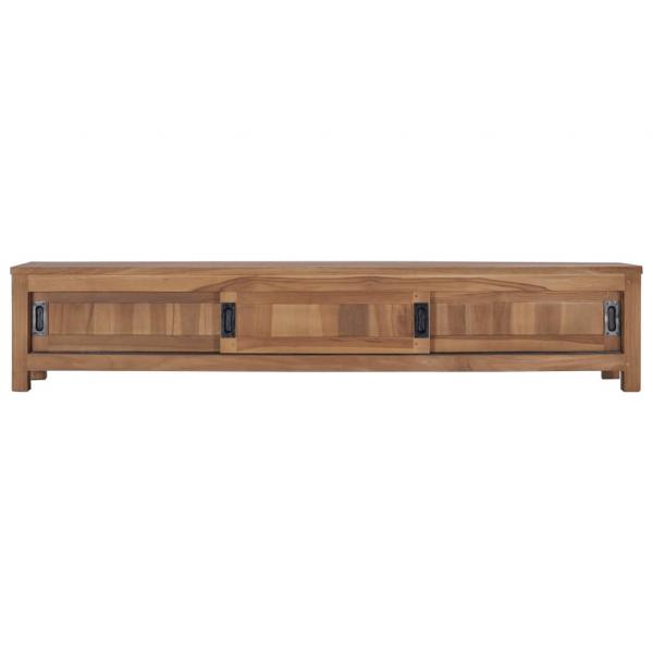 TV-Schrank 150 x 30 x 30 cm Massivholz Teak