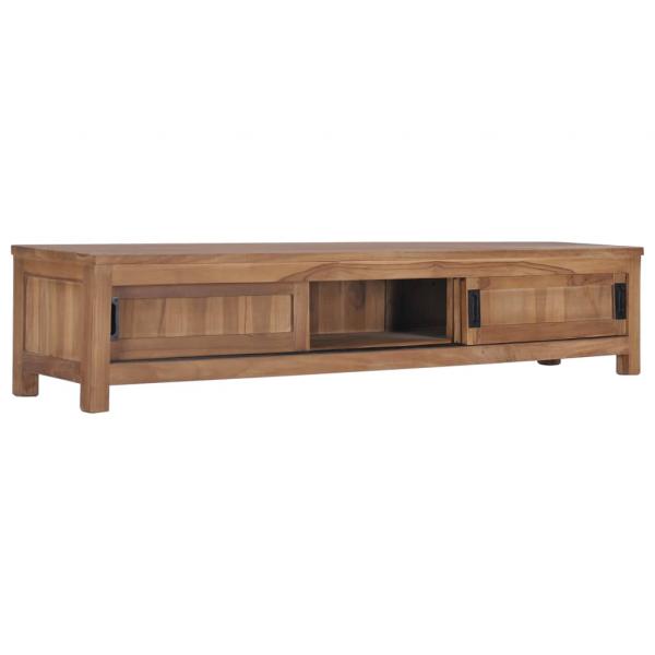 TV-Schrank 150 x 30 x 30 cm Massivholz Teak