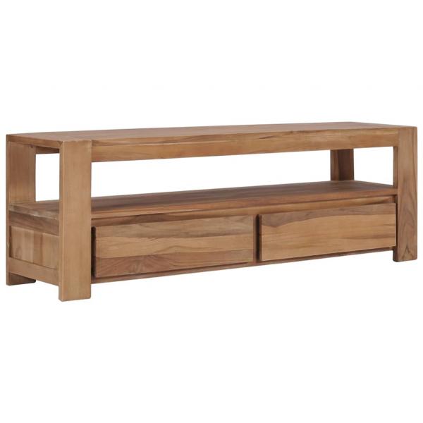 ARDEBO.de - TV-Schrank 120 x 30 x 40 cm Massivholz Teak