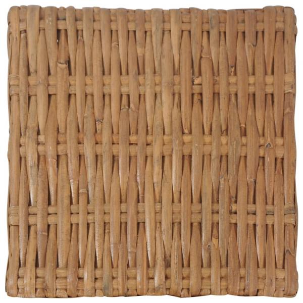 Couchtisch 47x47x28 cm Rattan Natur