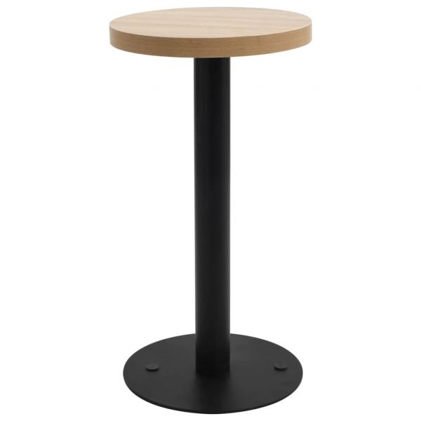 ARDEBO.de - Bistrotisch Hellbraun 40 cm MDF 