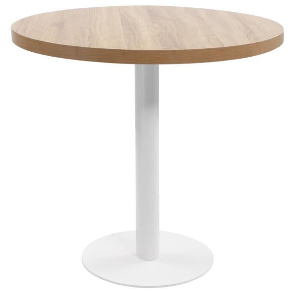 ARDEBO.de - Bistrotisch Hellbraun 80 cm MDF