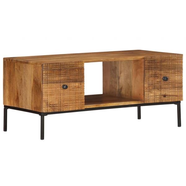 ARDEBO.de - Couchtisch 90×45×40 cm Massivholz Mango