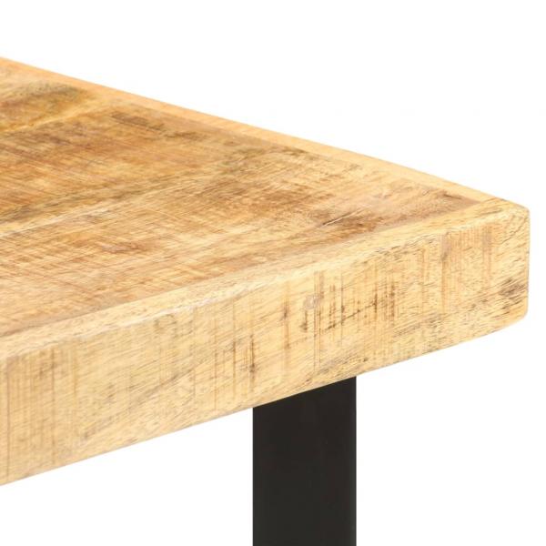 Bartisch 60x60x107 cm Raues Mangoholz  