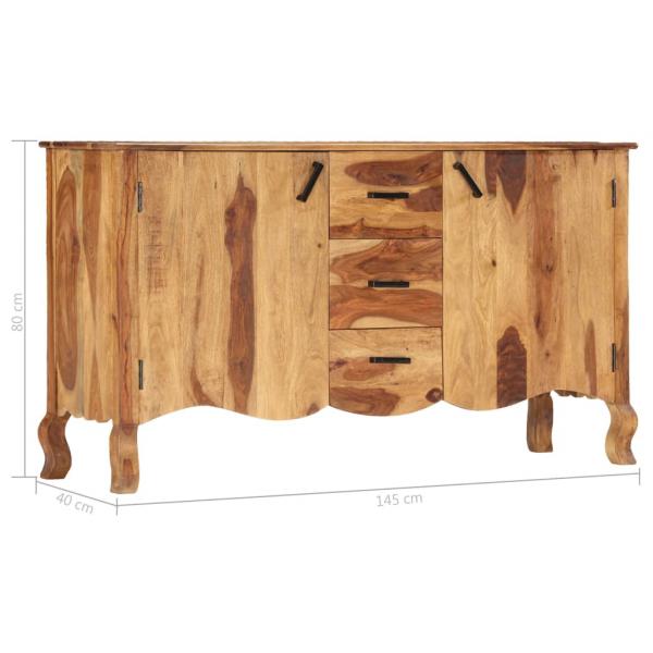 Sideboard 145x40x80 cm Massivholz