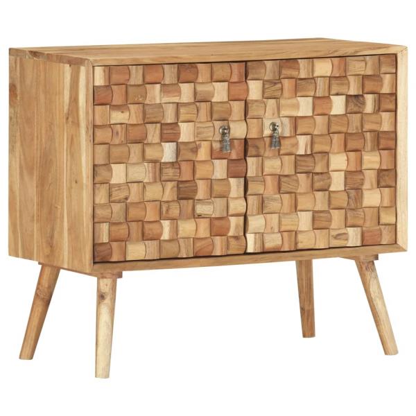 ARDEBO.de - Sideboard 75 x 35 x 65 cm Massivholz Akazie