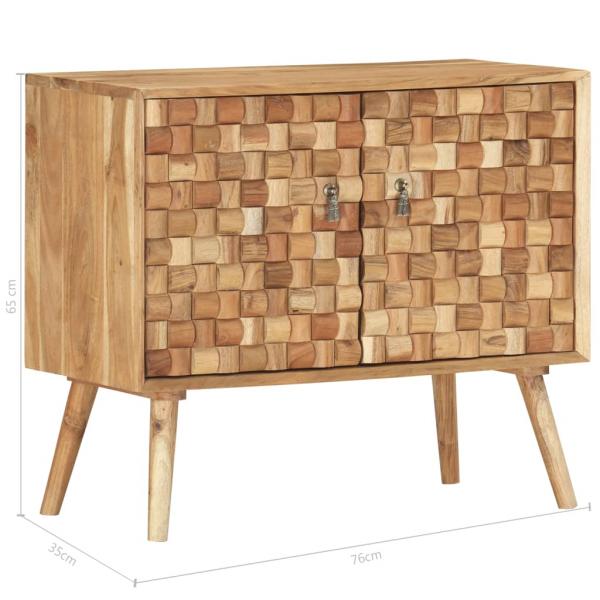 Sideboard 75 x 35 x 65 cm Massivholz Akazie