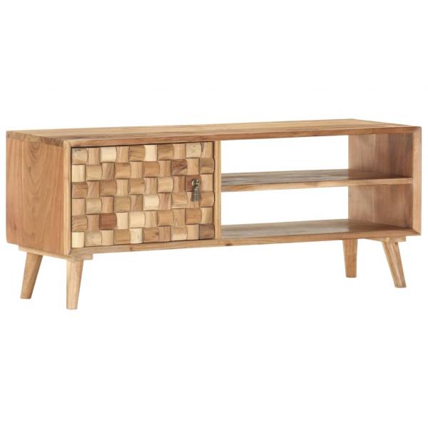 TV-Schrank 100×35×40 cm Massivholz Akazie 