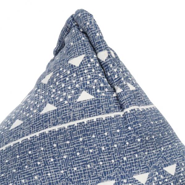 Beanbag Indigo Stoff Patchwork