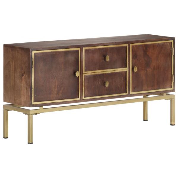 ARDEBO.de - Sideboard 120x29x60 cm Massivholz Mango