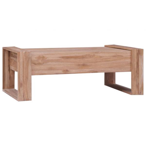 Couchtisch 110×60×40 cm Teak Massivholz 