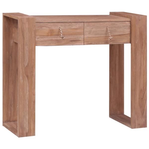 Konsolentisch 90x35x75 cm Teak Massivholz