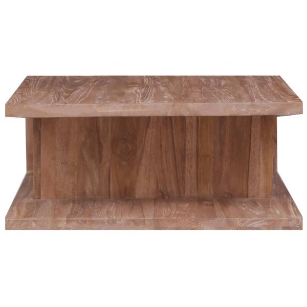 Couchtisch 70 x 70 x 30 cm Massivholz Teak 