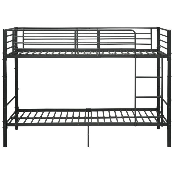 Etagenbett Schwarz Metall 90×200 cm