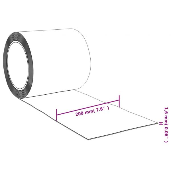 Streifenvorhang Rolle PVC 2 mm x 200 mm 25m 