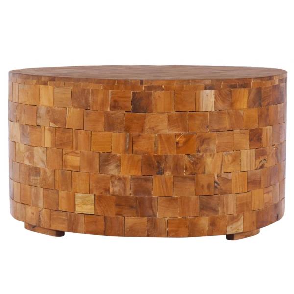 ARDEBO.de - Couchtisch 60x60x35 cm Teak Massivholz