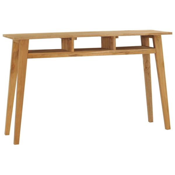 ARDEBO.de - Konsolentisch 120x35x75 cm Teak Massivholz