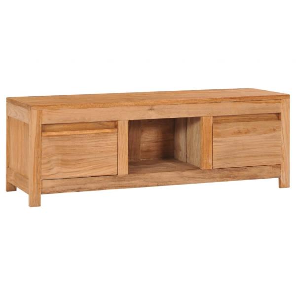 ARDEBO.de - TV-Schrank 100×30×35 cm Massivholz Teak