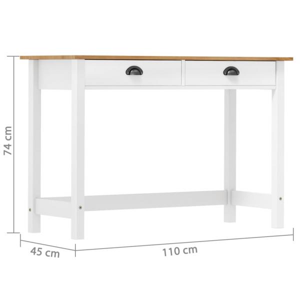 Konsolentisch Hill mit 2 Schubladen 110x45x74 cm Kiefernholz