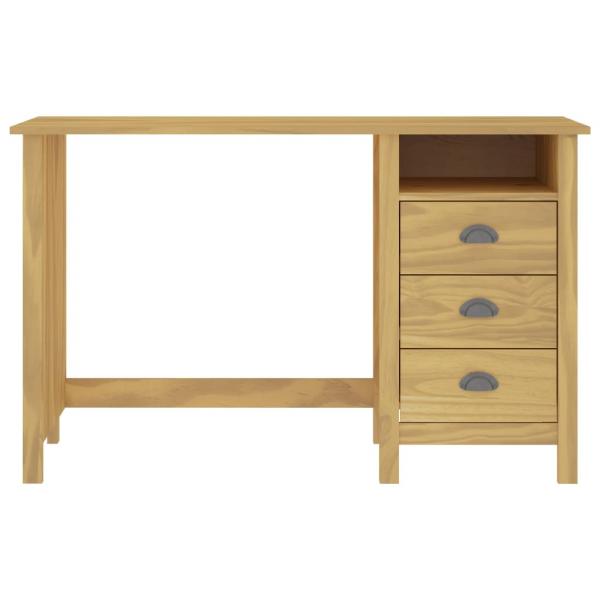 Schreibtisch Hill mit 3 Schubladen 120×50×74 cm Kiefernholz