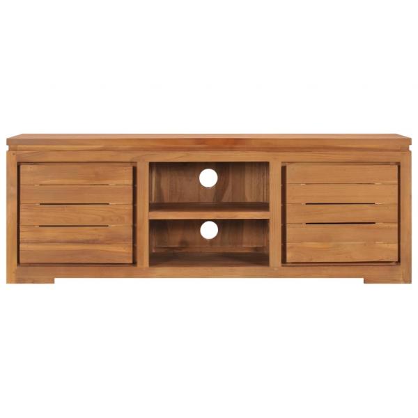 TV-Schrank 110 x 30 x 40 cm Teak Massivholz