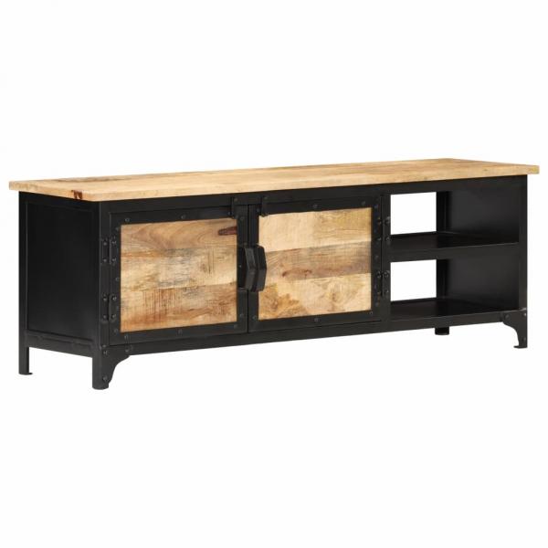 ARDEBO.de - TV-Schrank 120×30×40 cm Mango-Massivholz 