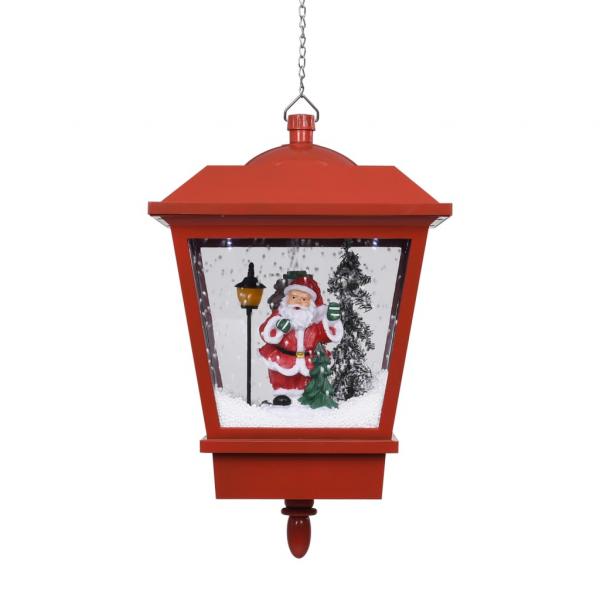 Weihnachts-Hängelampe LED-Licht und Weihnachtsmann Rot 27×27×45