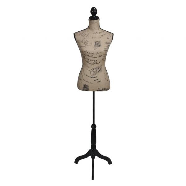 ARDEBO.de - Damenbüste Schneiderpuppe Büste Torso Angezogen Mannequin Jute	