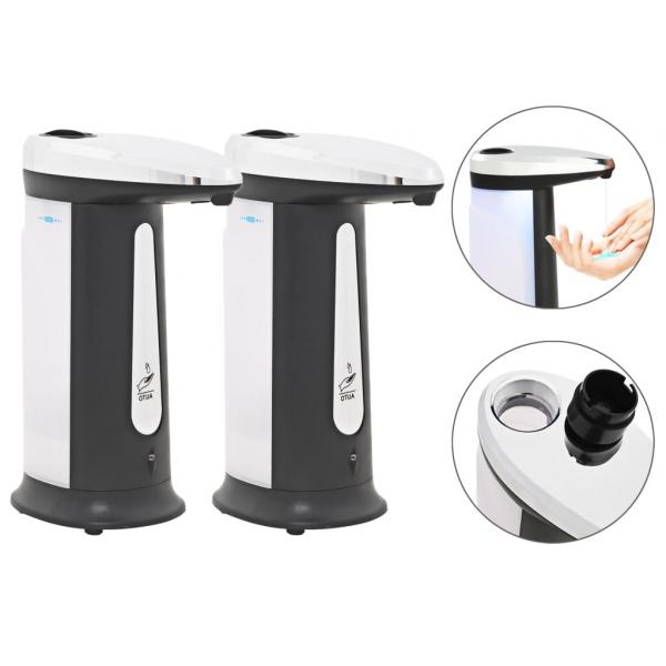 ARDEBO.de - Automatische Seifenspender 2 Stk. Infrarot-Sensor 800 ml Gong