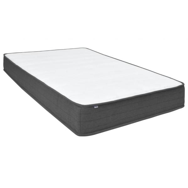 Boxspringbett Dunkelgrau Stoff 160x200 cm