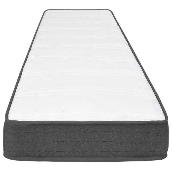 Boxspringbett Dunkelgrau Stoff 180x200 cm