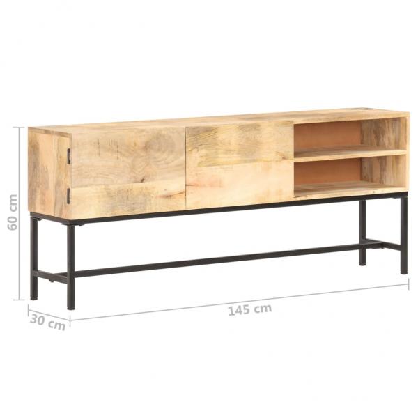 Sideboard 145x30x60 cm Mango Massivholz 