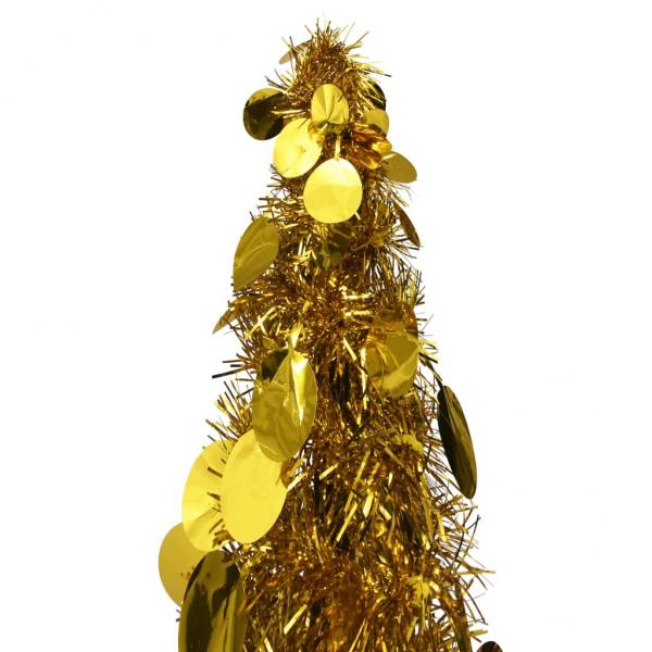 Künstlicher Pop-Up-Weihnachtsbaum Golden 120 cm PET