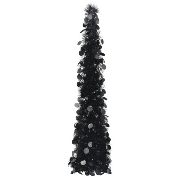 ARDEBO.de - Künstlicher Pop-Up-Weihnachtsbaum Schwarz 120 cm PET