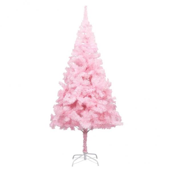 ARDEBO.de - Künstlicher Weihnachtsbaum mit Ständer Rosa 180 cm PVC