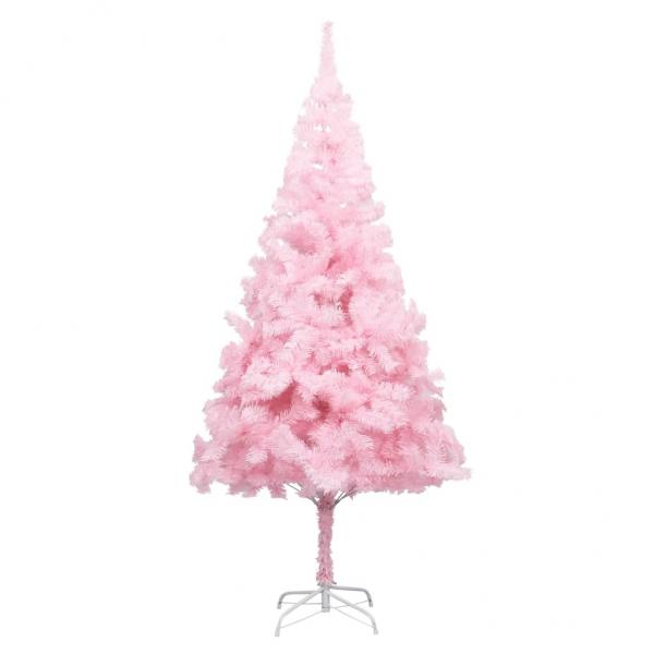 ARDEBO.de - Künstlicher Weihnachtsbaum mit Ständer Rosa 210 cm PVC