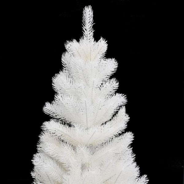 Künstlicher Weihnachtsbaum Naturgetreue Nadeln Weiß 90 cm