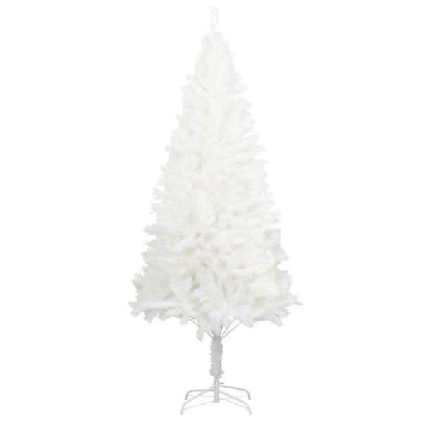 ARDEBO.de - Künstlicher Weihnachtsbaum Naturgetreue Nadeln Weiß 120 cm